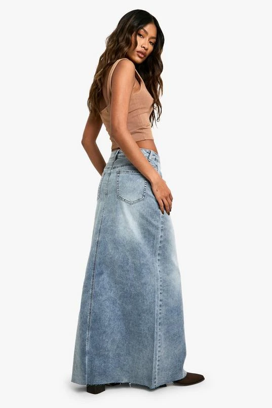 BOOHOO Lace Up Detail Maxi Skirt 2 BOOHOO Lace Up Detail Maxi Skirt - Image 2