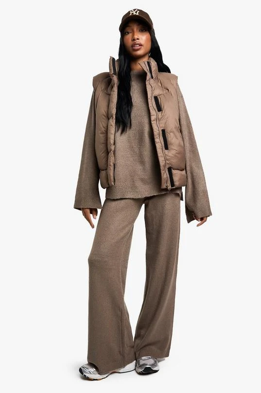 BOOHOO Quilt Detail Puffer Gilet 3 BOOHOO Quilt Detail Puffer Gilet - Image 3