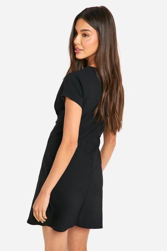 BOOHOO Cap Sleeve A-line Mini Dress 2 BOOHOO Cap Sleeve A-line Mini Dress - Image 2