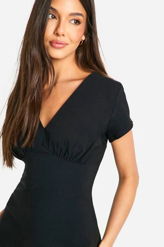 BOOHOO Cap Sleeve A-line Mini Dress 4 BOOHOO Cap Sleeve A-line Mini Dress - Image 4