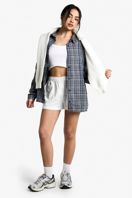 BOOHOO Check Oversized Shirt 3 BOOHOO Check Oversized Shirt - Image 3