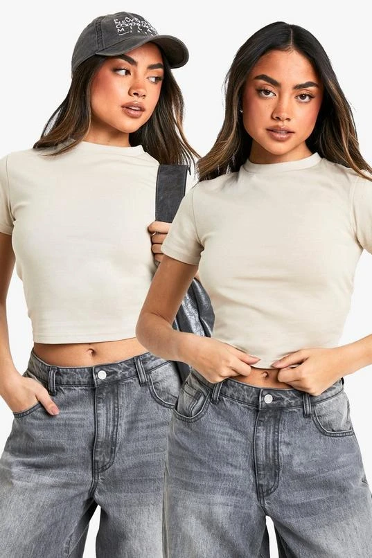 Boohoo Basics Baby T-shirt 2pk 1 Boohoo Basics Baby T-shirt 2pk