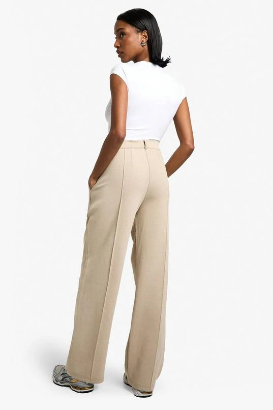 BOOHOO Premium Supersoft Interlock Tailored Straight Leg Pants 2 BOOHOO Premium Supersoft Interlock Tailored Straight Leg Pants - Image 2