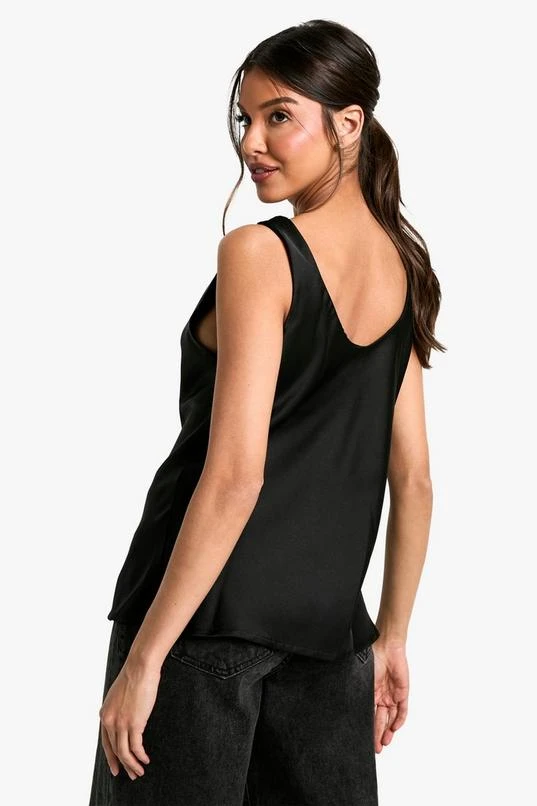 BOOHOO Cowl Neck Satin Cami 2 BOOHOO Cowl Neck Satin Cami - Image 2