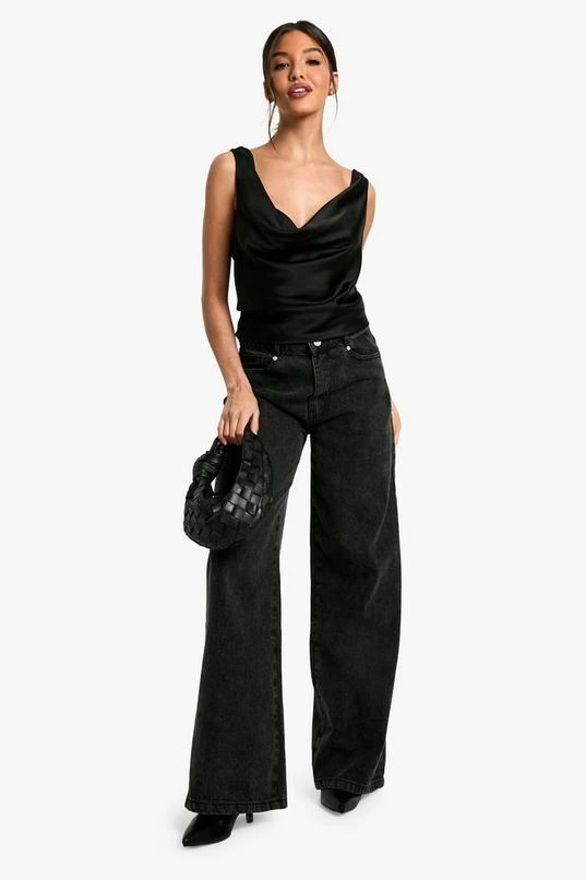 BOOHOO Cowl Neck Satin Cami 3 BOOHOO Cowl Neck Satin Cami - Image 3