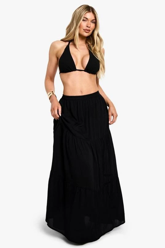 BOOHOO Beachwear Essentials Maxi Skirt 3 BOOHOO Beachwear Essentials Maxi Skirt - Image 3
