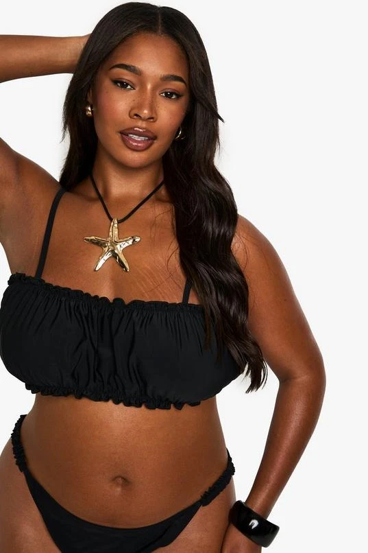BOOHOO PLUS RUFFLE BIKINI SET 4 BOOHOO PLUS RUFFLE BIKINI SET - Image 4