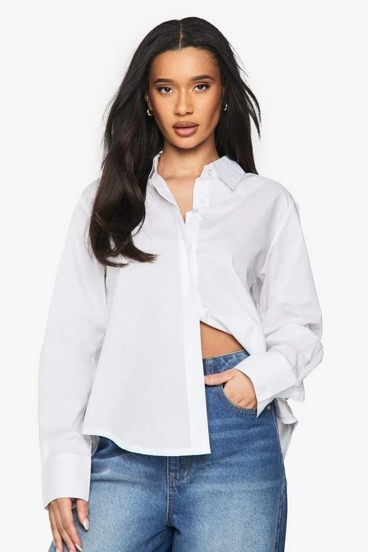 Boohoo Basics Cotton Shirt 1 Boohoo Basics Cotton Shirt