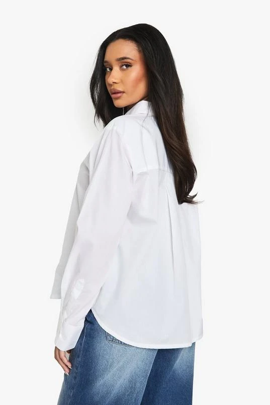 Boohoo Basics Cotton Shirt 2 Boohoo Basics Cotton Shirt - Image 2
