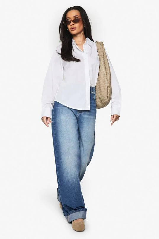 Boohoo Basics Cotton Shirt 3 Boohoo Basics Cotton Shirt - Image 3