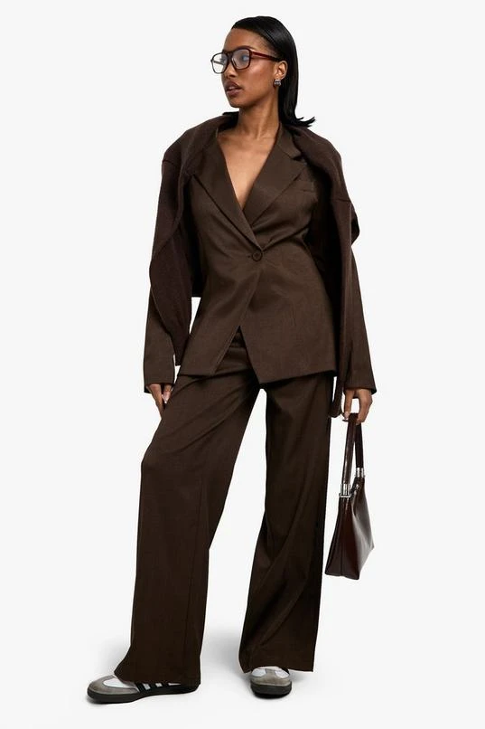 BOOHOO Woven Tailored Cinched Blazer 3 BOOHOO Woven Tailored Cinched Blazer - Image 3