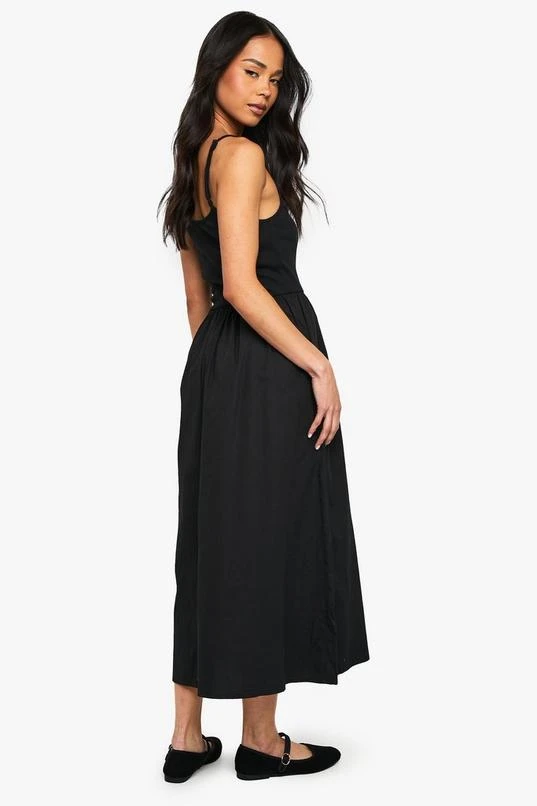 BOOHOO Jersey Cotton Mix Scoop Neck Midaxi Dress 2 BOOHOO Jersey Cotton Mix Scoop Neck Midaxi Dress - Image 2