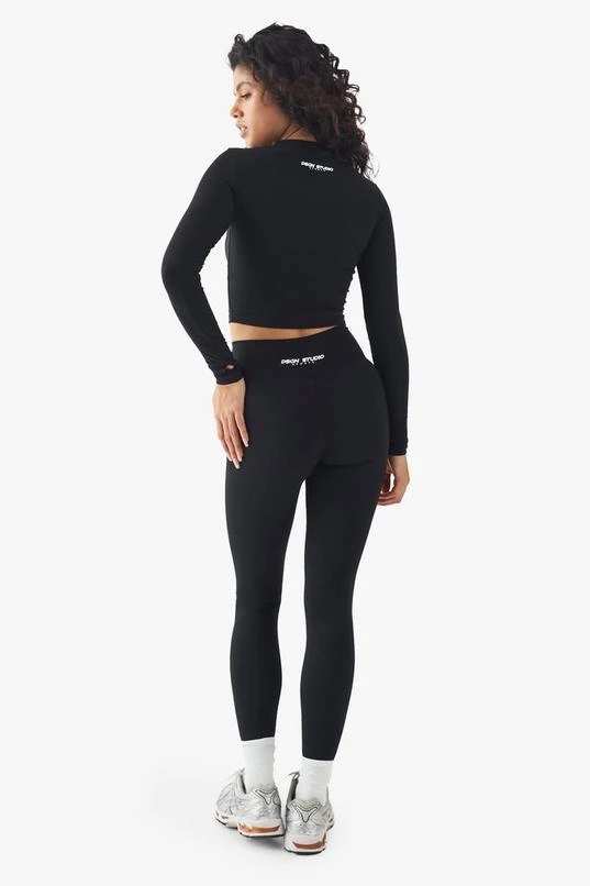 BOOHOO Dsgn Studio Highwaist Supersoft Peached Sculpt Wrap Waist Legging 2 BOOHOO Dsgn Studio Highwaist Supersoft Peached Sculpt Wrap Waist Legging - Image 2