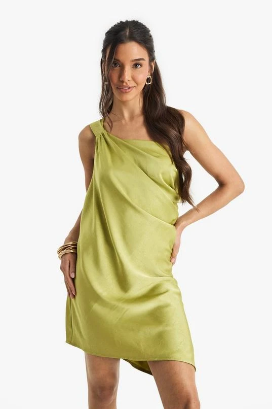 BOOHOO Satin Cowl Mini Dress 3 BOOHOO Satin Cowl Mini Dress - Image 3