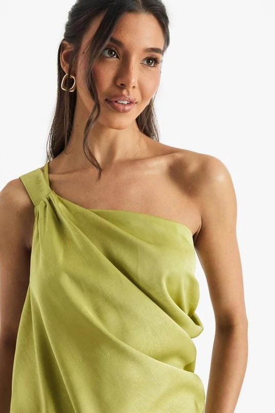 BOOHOO Satin Cowl Mini Dress 4 BOOHOO Satin Cowl Mini Dress - Image 4