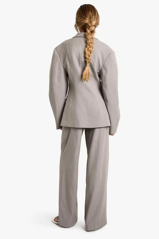 BOOHOO Woven Tailored Slim Straight Leg Trousers 2 BOOHOO Woven Tailored Slim Straight Leg Trousers - Image 2