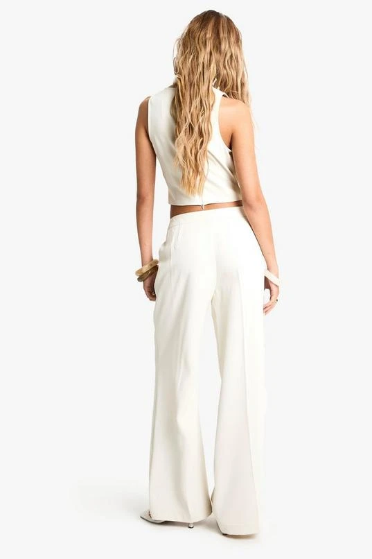 BOOHOO Tailored Wrap Tie Detail Straight Leg Trouser 2 BOOHOO Tailored Wrap Tie Detail Straight Leg Trouser - Image 2