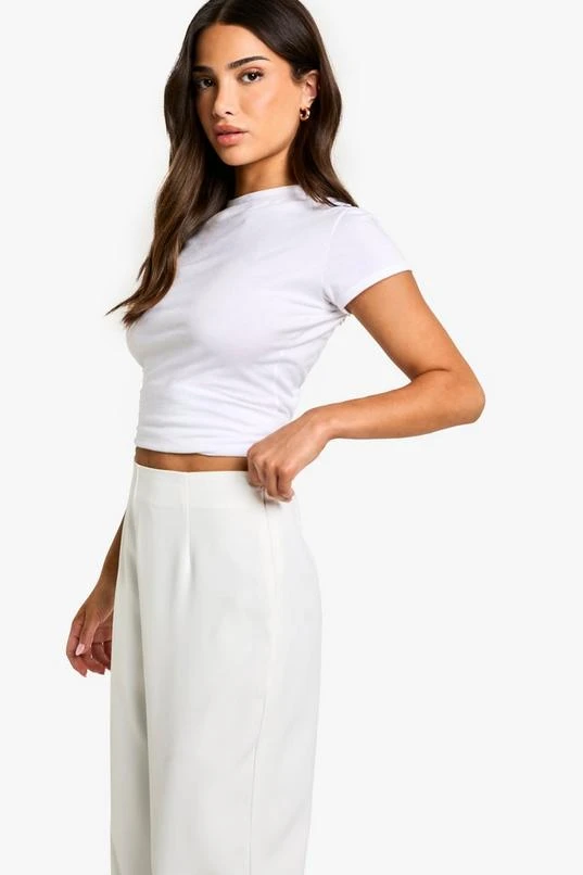 BOOHOO Petite Straight Leg Trouser 4 BOOHOO Petite Straight Leg Trouser - Image 4