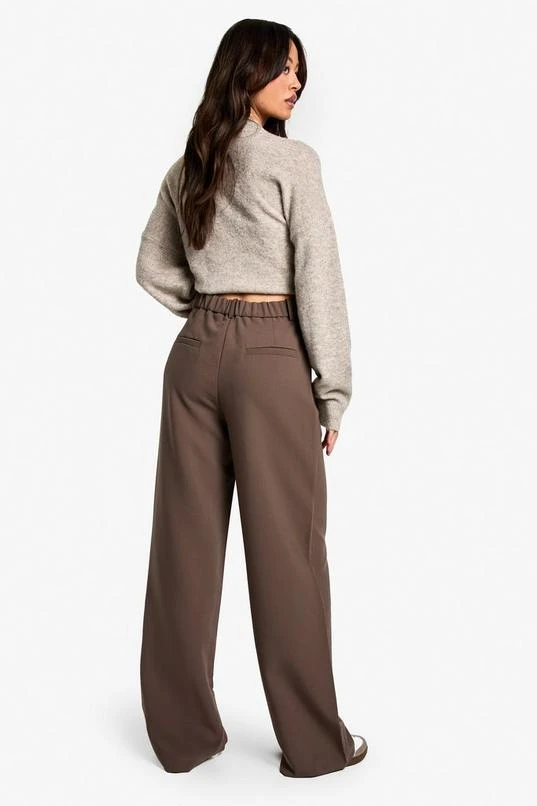 BOOHOO Tall Essential Straight Leg Trouser 2 BOOHOO Tall Essential Straight Leg Trouser - Image 2