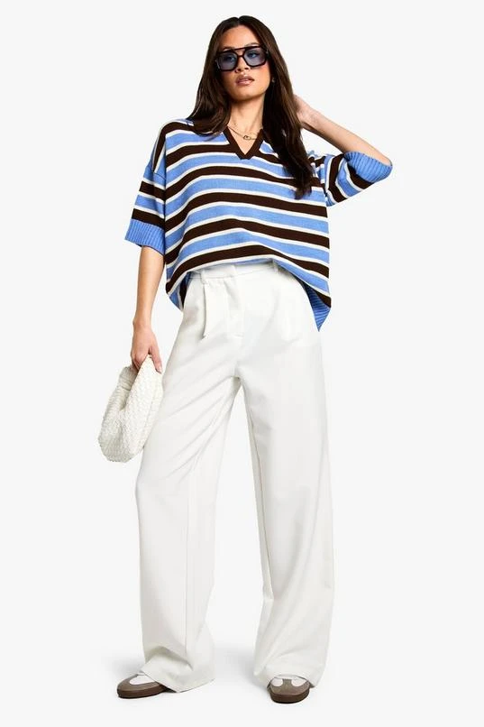 BOOHOO Tall Essential Wide Leg Trouser 1 BOOHOO Tall Essential Wide Leg Trouser