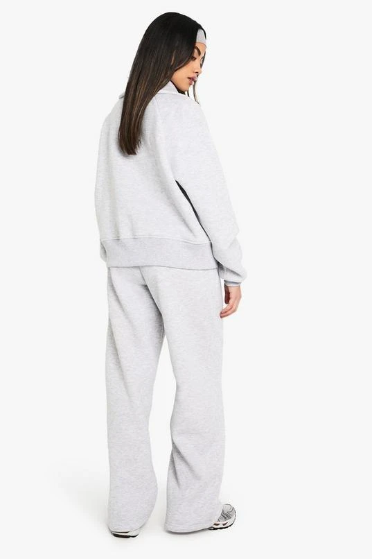 BOOHOO Zip Through Bomber Sweatshirt Tracksuit 2 BOOHOO Zip Through Bomber Sweatshirt Tracksuit - Image 2