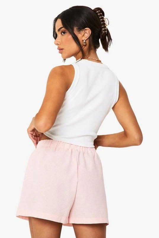 BOOHOO Petite Gingham Shorts 2 BOOHOO Petite Gingham Shorts - Image 2