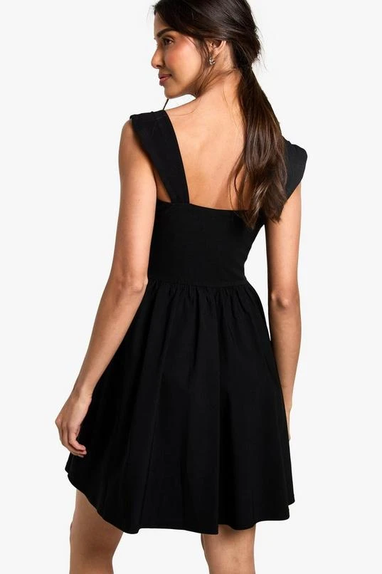 BOOHOO Hook & Eye Detail Strappy Mini Dress 2 BOOHOO Hook & Eye Detail Strappy Mini Dress - Image 2