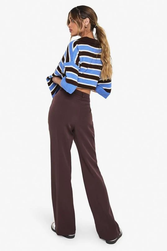 BOOHOO Fit & Flare Tailored Trousers 2 BOOHOO Fit & Flare Tailored Trousers - Image 2