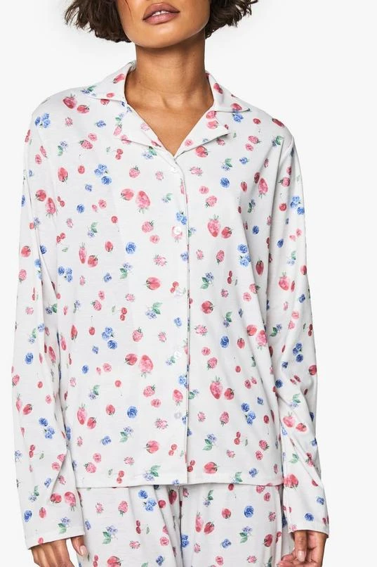 BOOHOO Tall Fruit Print Shirt & Trouser Pyjama Set 4 BOOHOO Tall Fruit Print Shirt & Trouser Pyjama Set - Image 4