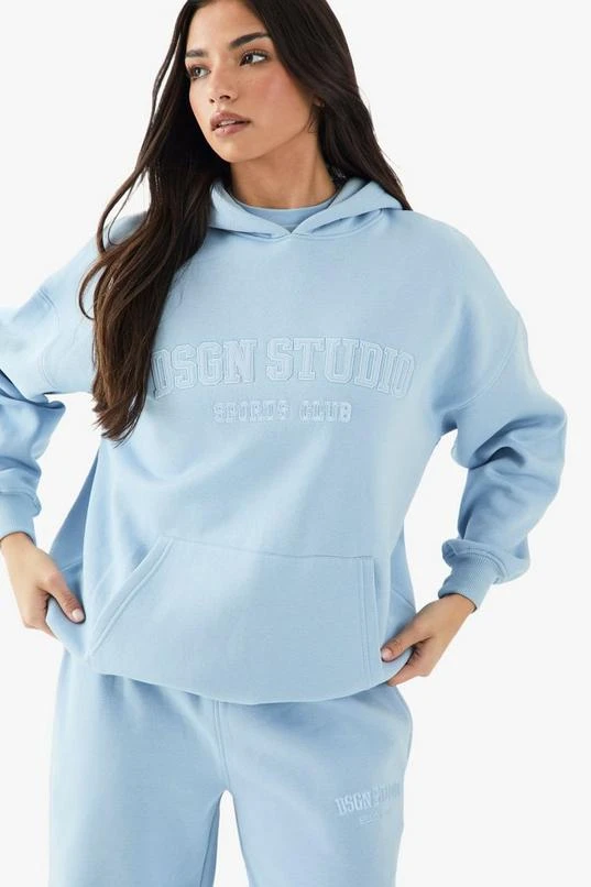 BOOHOO Dsgn Studio Sports Applique Embroidered Oversized Hoodie 4 BOOHOO Dsgn Studio Sports Applique Embroidered Oversized Hoodie - Image 4