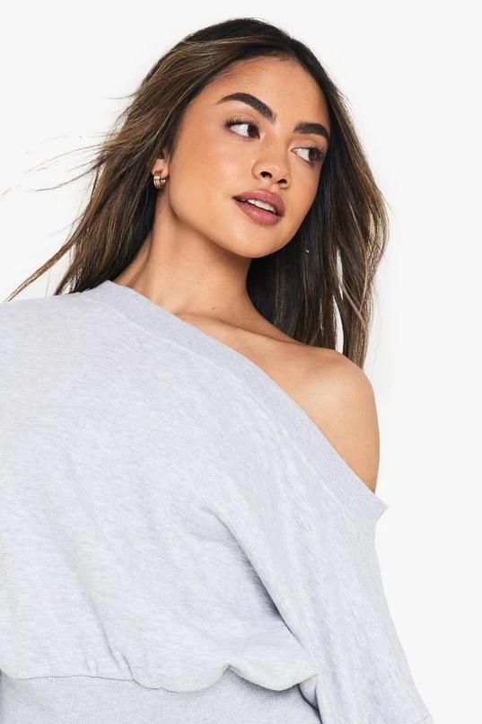 BOOHOO OFF THE SHOULDER CINCHED WAIST WIDE LEG TRACKSUIT 4 BOOHOO OFF THE SHOULDER CINCHED WAIST WIDE LEG TRACKSUIT - Image 4