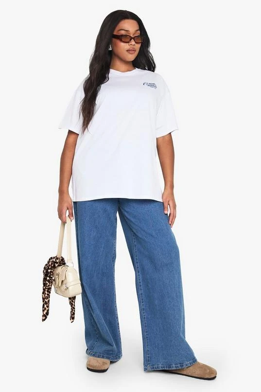 BOOHOO PLUS SLOW SUNDAYS OVERSIZED T-SHIRT 3 BOOHOO PLUS SLOW SUNDAYS OVERSIZED T-SHIRT - Image 3