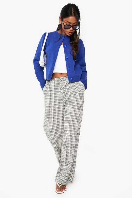 BOOHOO Cobalt Knitted Button Down Cardigan 3 BOOHOO Cobalt Knitted Button Down Cardigan - Image 3