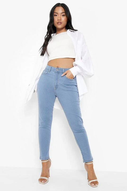 BOOHOO Petite 26' Leg High Waist Skinny Jean 3 BOOHOO Petite 26' Leg High Waist Skinny Jean - Image 3