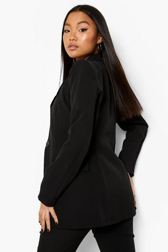 BOOHOO Petite Single Breasted Tailored Blazer 2 BOOHOO Petite Single Breasted Tailored Blazer - Image 2