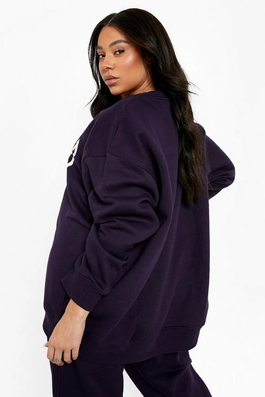 BOOHOO Plus Oxford University Oversized Sweatshirt 2 BOOHOO Plus Oxford University Oversized Sweatshirt - Image 2