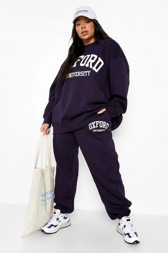BOOHOO Plus Oxford University Oversized Sweatshirt 3 BOOHOO Plus Oxford University Oversized Sweatshirt - Image 3