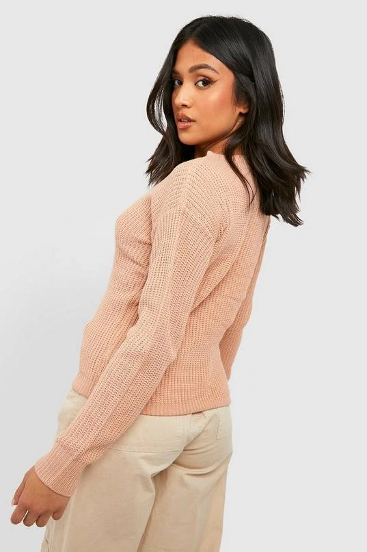 BOOHOO Petite Fisherman Crew Neck Sweater 2 BOOHOO Petite Fisherman Crew Neck Sweater - Image 2