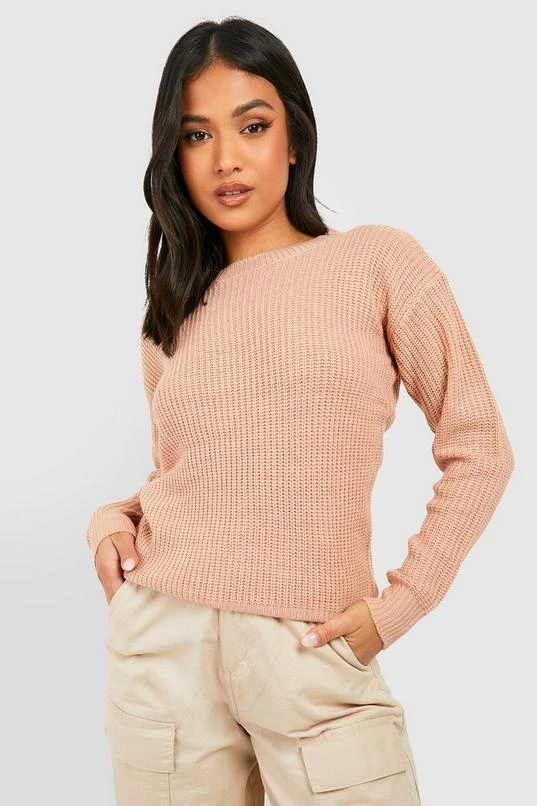 BOOHOO Petite Fisherman Crew Neck Sweater 3 BOOHOO Petite Fisherman Crew Neck Sweater - Image 3
