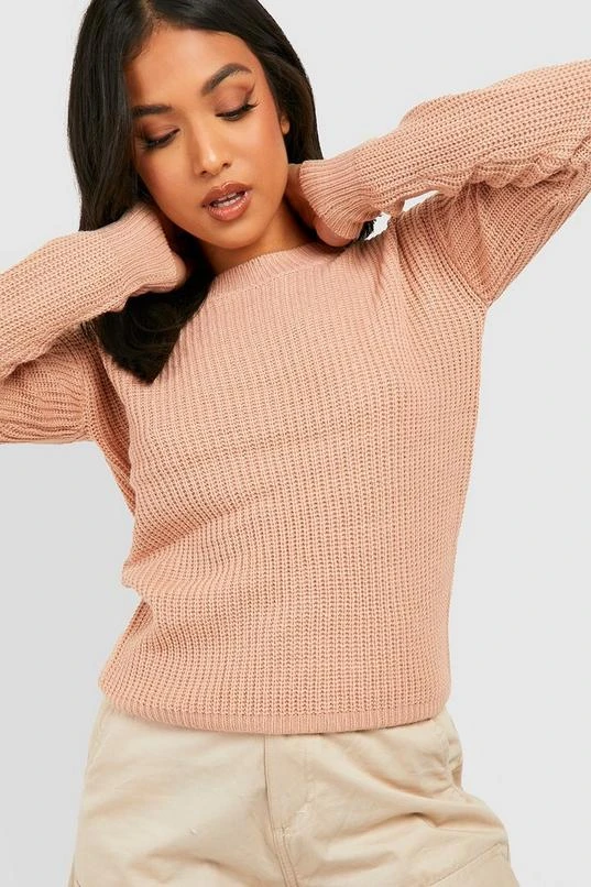 BOOHOO Petite Fisherman Crew Neck Sweater 4 BOOHOO Petite Fisherman Crew Neck Sweater - Image 4