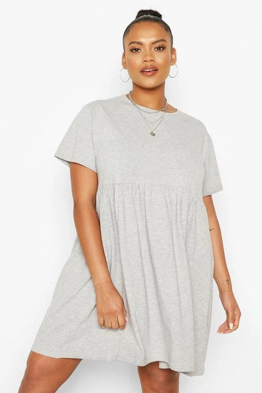 BOOHOO Plus Basic Smock Dress 1 BOOHOO Plus Basic Smock Dress