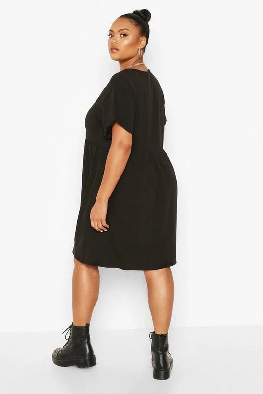 BOOHOO Plus Basic Smock Dress 2 BOOHOO Plus Basic Smock Dress - Image 2