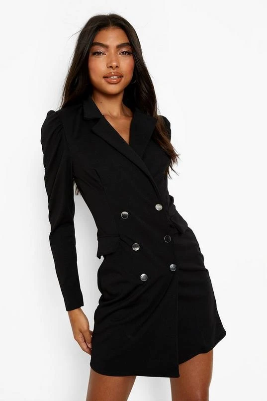 BOOHOO Tall Puff Sleeve Blazer Dress 3 BOOHOO Tall Puff Sleeve Blazer Dress - Image 3