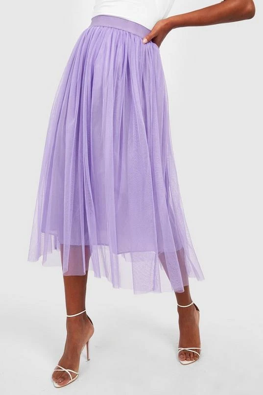 BOOHOO Tall Boutique Tulle Mesh Midi Skirt 4 BOOHOO Tall Boutique Tulle Mesh Midi Skirt - Image 4